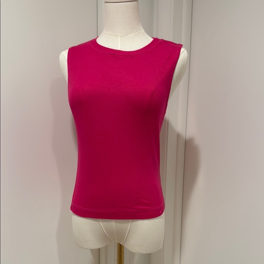 Sleeveless Pink Top